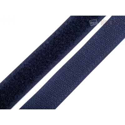 Suchý zips šírka 20 mm tmavo modrá