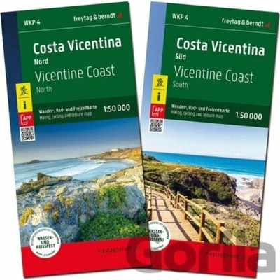 Costa Vicentina 1:50 000 / turistická mapa