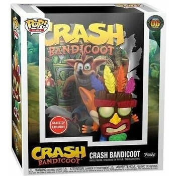 Funko POP! Game Cover Crash Bandicoot w/ Aku Mask