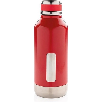 XD Design Nepropustná láhev z nerezové oceli 500 ml červená