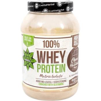 Cvetita Herbal 100% Whey Protein Isolate Matrix with Levzea | Chocolate and Hazelnut [800 грама] Шоколад с лешник