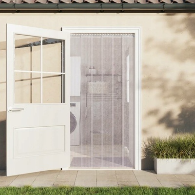 zahrada-XL Závěs do dveří průhledný 300 mm x 2,6 mm 25 m PVC