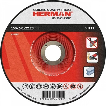 Herman Brusný kotouč 150 x 6,0 mm 15020107