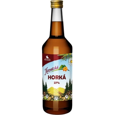 Karpatská Horká 27% 0,5 l (čistá fľaša)