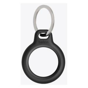 Apple Belkin Secure Holder w Keyring - Airtag - Black (F8W973btBLK)