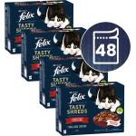 FELIX Капсули FELIX Tasty Shreds микс вкусен избор в сос 48 x 80 г