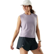 Smartwool Women's Active Ultralite Crop Tank Purple Storm
