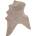 Huttelihut Детска зимна шапка (beanie) Huttelihut Kid's Balaclava Triangles Wool Balaclava - Camel Melange - размер 48 cm (904-5555-0211)