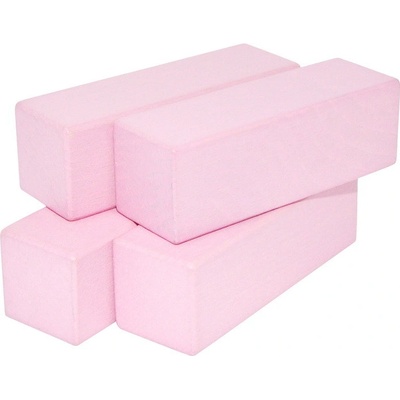 DrKO dřevěný hranol 12 x 4 x 4 cm 1ks růžová