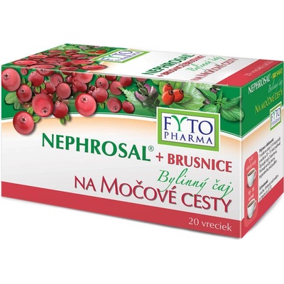 Fytopharma Nephrosal brusinky bylinný čaj 20 x 1,5 g
