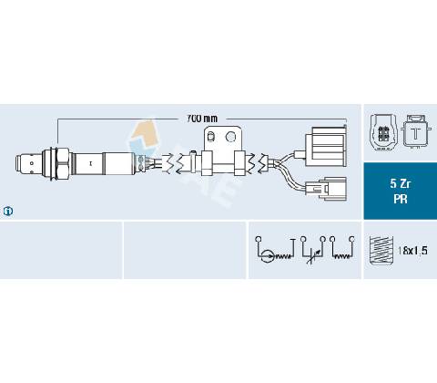 Lambda sonda FAE 75088