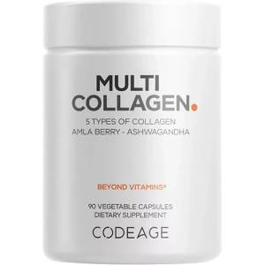 Codeage Multi Collagen | with Bovine Collagen, Eggshell Collagen & Fish Collagen [90 капсули]