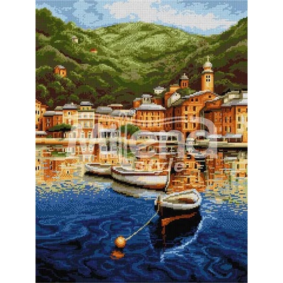 Milena Style Залив - гоблен със схема конци Ariadna 1: 4