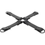 Fetish Submissive Bound 4-Way Hogtie Vegan Leather