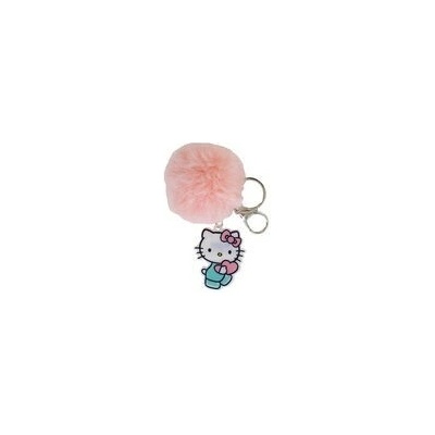 Přívěsek na klíče Hello Kitty s chlupatou bambulkou Alltoys