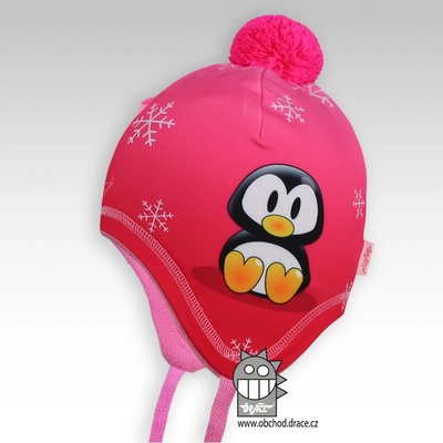 Laponka Polárka vzor 09 růžová tučňák