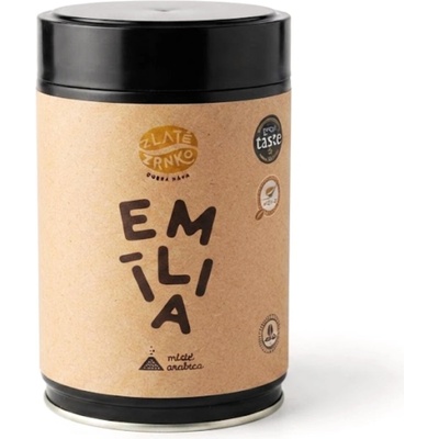 Zlaté Zrnko Emílie Směs 100% arabica VYVÁŽENÁ mletá 250 g