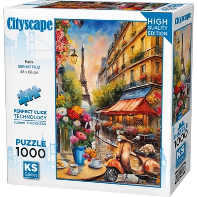 KS Games Пъзел KS Games от 1000 части - Париж (20807)