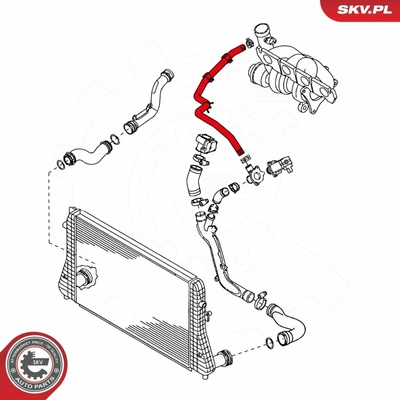 Hadica turba, Hadica plniaceho vzduchu ESEN SKV 24SKV044