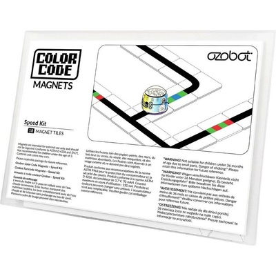 Ozobot - sada magnetů s barevnými kódy pro ovládání rychlosti, 18 ks OZO-035016-01