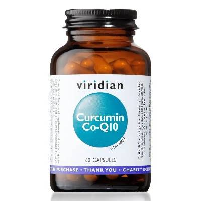 VIRIDIAN Curcumin Co-Q10 60 kapsúl