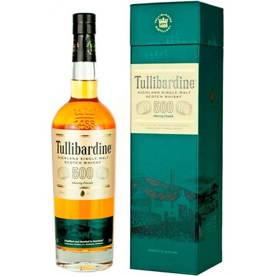 Tullibardine 500 Sherry Finish 43% 0,7 l (kazeta)