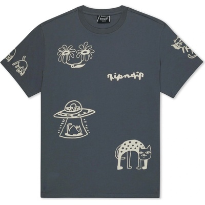 Ripndip BLONDED TEE CHARCOAL
