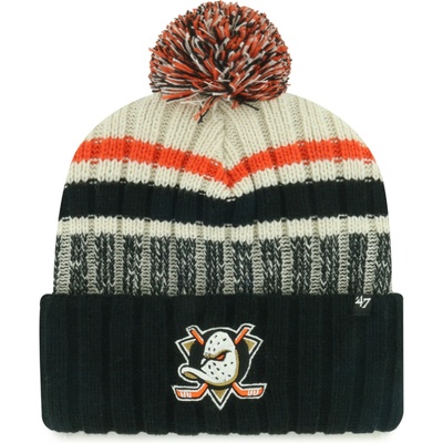 47 Brand Pánská Anaheim Ducks NHL Long Range ’47 CUFF KNIT Natural