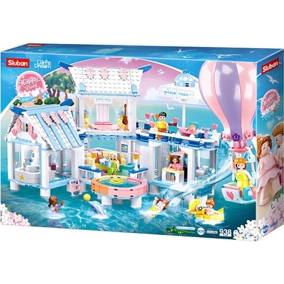 Sluban B0929 Plovoucí vila s bazénem