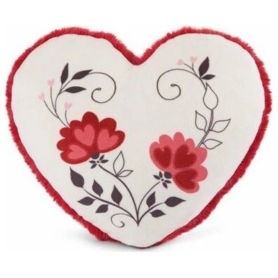 NICI Vankúš Zajačik LOVE v tvare srdca 25x22
