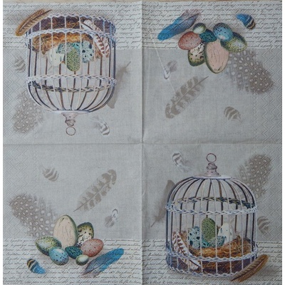 Ambiente obrúsky Klec a hnízdo 33x33cm