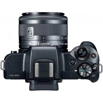 Image 1 of Canon EOS M50 Mark II + EF-M 15-45mm + 55-200mm f/3.5-6.3 IS STM (4728C041AA)