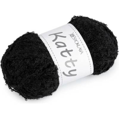 Pletací příze nopková Katty 100 g Varianta: 11 černá, Balení: 1 ks
