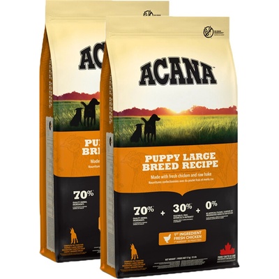 ACANA Puppy Large Breed Recipe 2 x 17 kg
