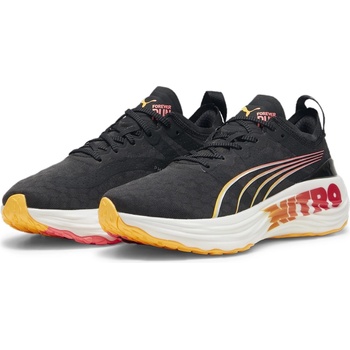 PUMA Дамски маратонки Puma ForeverRUN Nitro Womens Running Shoes - Black/Sunset