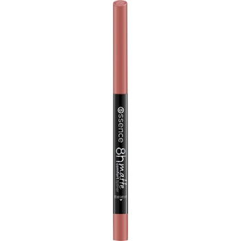 Essence 8h Matte Comfort matná ceruzka na pery so strúhatkom 04 Rosy Nude 0,3 g