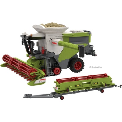 BRIXIES Plus 222.734 CLAAS LEXION 8900 TERRA TRAC - kombajn s přívěsem, 1498 k