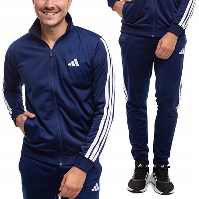 adidas 3-stripes tr tmavo modrá biela