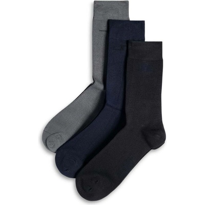 J.Lindeberg Bamboo Long Socks 3P Multicolour Black