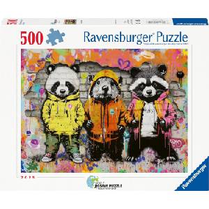Ravensburger Пъзел Ravensburger от 500 части - Пухкави приятели (12001705)