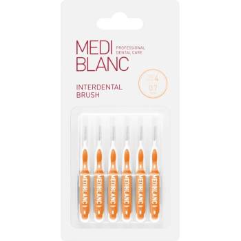 MEDIBLANC Interdental Pick-brush междузъбна четка 0, 7 mm Yellow 6 бр