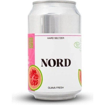 Nord hard seltzer guava 4% 0,33 l (holá láhev) – Zbozi.Blesk.cz