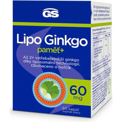 GS Lipo Ginkgo paměť+ 60mg 60 kapsúl