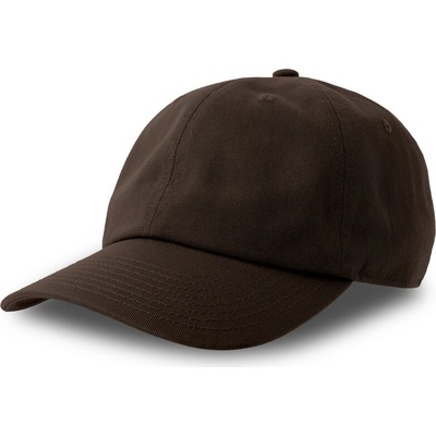 Atlantis Headwear Beat-S 6 panelová baseballová COT33024214599-brown Hnědá