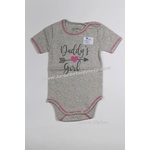 mymosa Боди с къс ръкав Daddy' s girl, 62/68, 74/80, 86/92