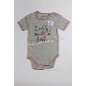 mymosa Боди с къс ръкав Daddy' s girl, 62/68, 74/80, 86/92