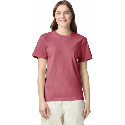 Unisex silnější tričko Comfort Colors karmínová červená