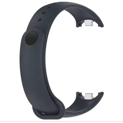 Planet Tech Каишка за Xiaomi Mi Band M8, M9, M10 фитнес гривна, Сива (MiBand8-18)