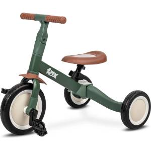 Toyz Детско колело 4 в 1 Caretero Toyz - Fox, зелено (TOYZ-0272)