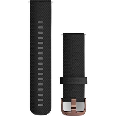 Garmin Каишка Garmin - QR Silicone, Venu/vivomove, 20 mm, Black (010-12691-03)